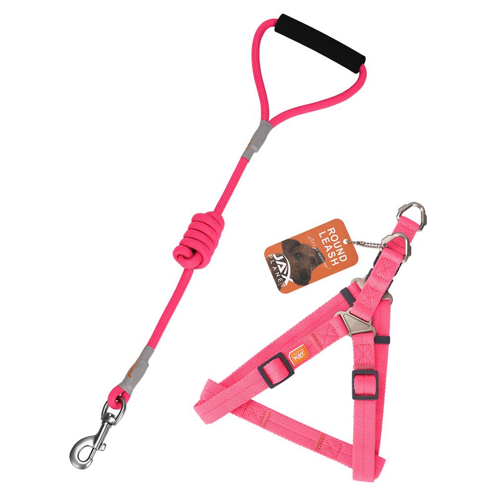 Explorer-Color Of Nature Harness & Rope Leash Set